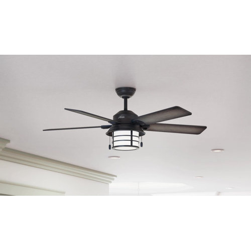 Hunter Fan 54" Key Biscayne 5 Blade Outdoor Standard Ceiling Fan with